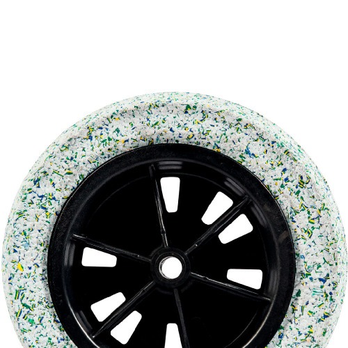 Roda completa com pneu macio 8 x 3/4