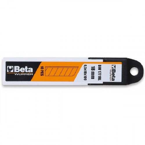 L�mina para estilete 18 mm 10 unidades com estojo - BW 1771RL
