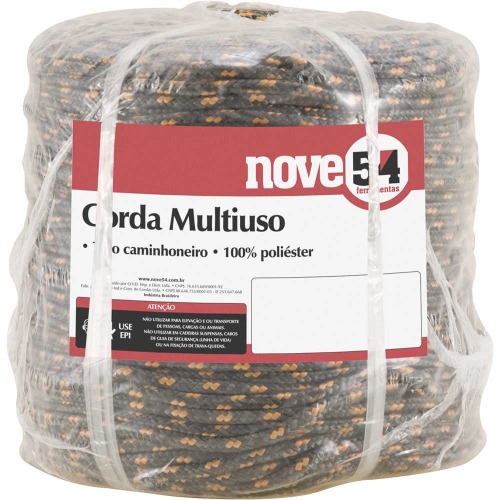 Corda multiuso 14 mm de polister com rolo de 115 metros