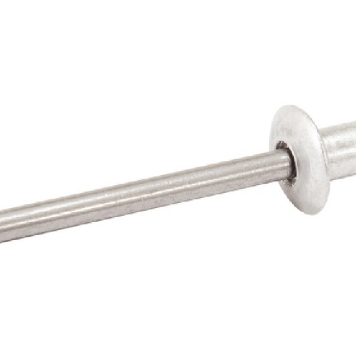 Rebite de repuxo em alumínio 4,8 x 16 mm com 50 peças Rebite de repuxo em alumínio 4,8 x 16 mm com 50 peças