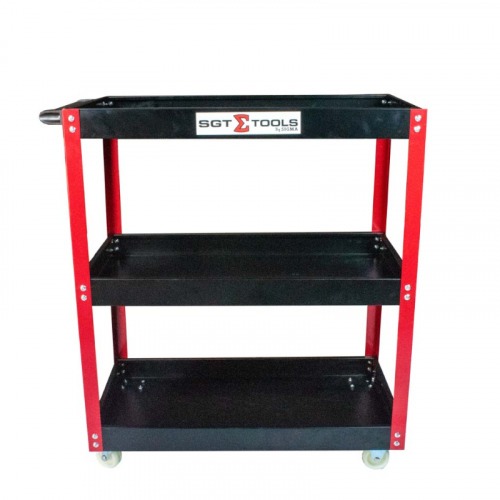 Carrinho para ferramentas aberto com 3 bandejas Carrinho para ferramentas aberto com 3 bandejas