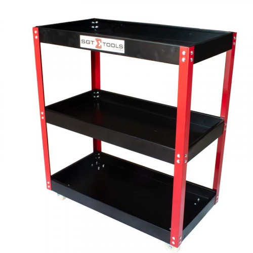 Carrinho para ferramentas aberto com 3 bandejas Carrinho para ferramentas aberto com 3 bandejas