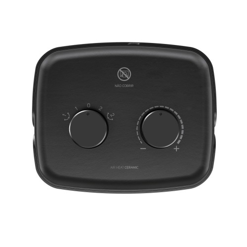 Aquecedor de ambiente 1500W 3 em 1 com 2 níveis de aquecimento - Air Heat Ceramic  220V Aquecedor de ambiente 1500W 3 em 1 com 2 níveis de aquecimento - Air Heat Ceramic  220V