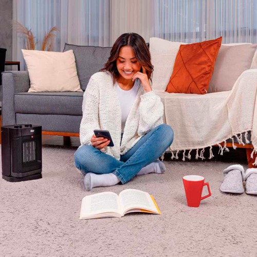 Aquecedor de ambiente 1500W 3 em 1 com 2 níveis de aquecimento - Air Heat Ceramic  220V Aquecedor de ambiente 1500W 3 em 1 com 2 níveis de aquecimento - Air Heat Ceramic  220V