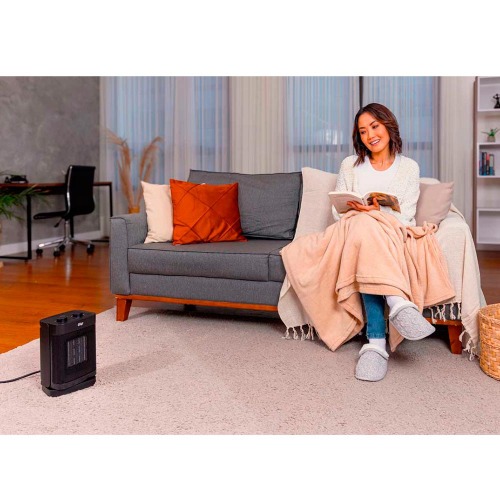 Aquecedor el�trico 1500W 3 em 1 com 2 n�veis de aquecimento - Air Heat Ceramic  110V