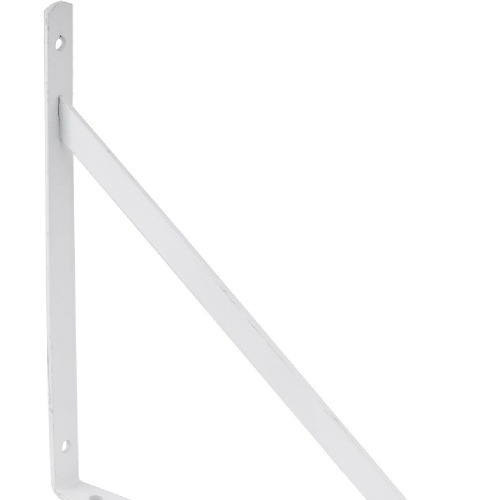 Cantoneira tipo mão francesa 20 cm branca Cantoneira tipo mão francesa 20 cm branca