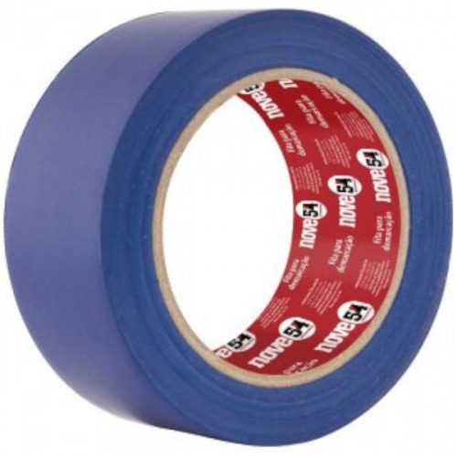Fita adesiva para demarca��o 48 mm x 30 m azul