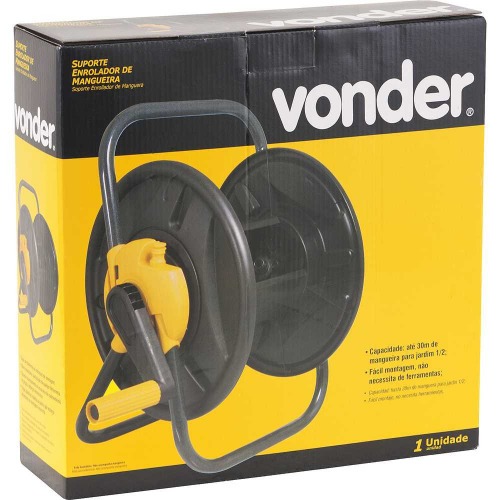 Suporte enrolador para mangueira at 30 metros