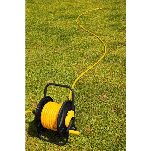 Suporte enrolador para mangueira at 30 metros