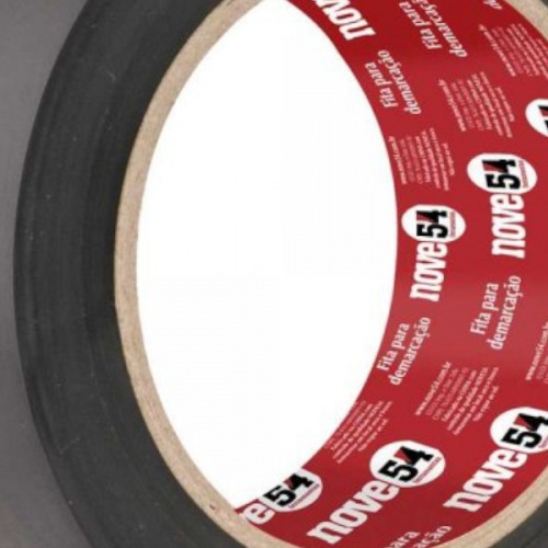 Fita adesiva para demarcação 48 mm x 30 m preta Fita adesiva para demarcação 48 mm x 30 m preta