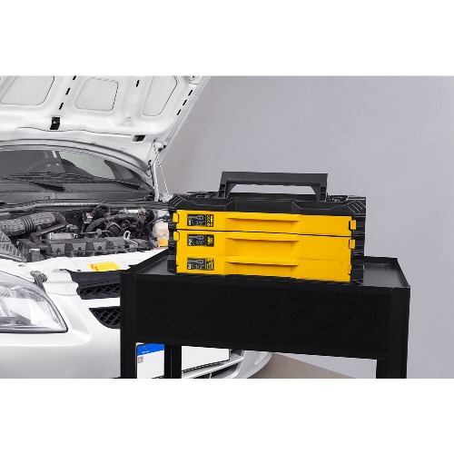 Caixa de ferramentas 3 gavetas com 203 pe�as - STMT17993-LA