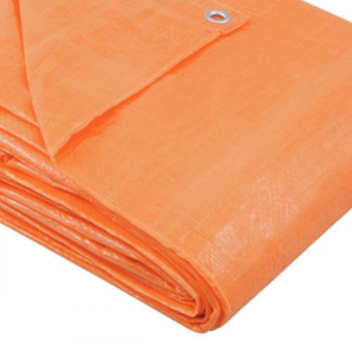 Lona de polietileno 7 x 5 m 100 micra laranja