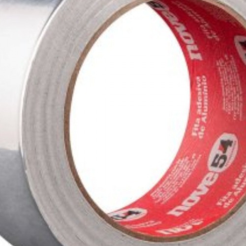 Fita adesiva de alumínio 50 mm x 30 m Fita adesiva de alumínio 50 mm x 30 m