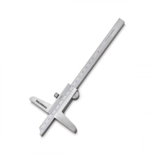 Paqumetro de profundidade capacidade 150 mm leitura de 0,02 mm - 100.201