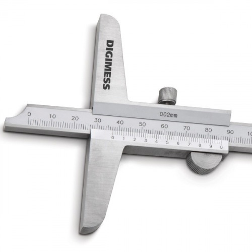 Paqumetro de profundidade capacidade 150 mm leitura de 0,02 mm - 100.201