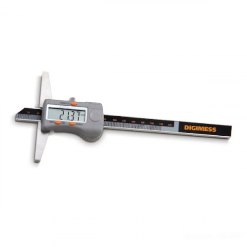 Paqu�metro digital de profundidade 200 mm leitura de 0,01mm - 100.210