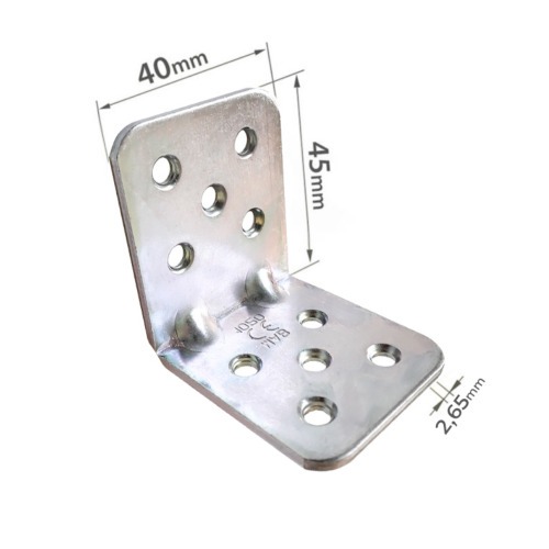 Cantoneira de junção 40 x 45 mm - N790 Cantoneira de junção 40 x 45 mm - N790