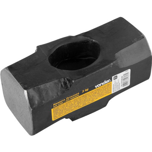 Marreta oitavada 3 kg sem cabo