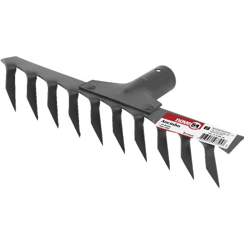 Ancinho sem cabo com 10 dentes