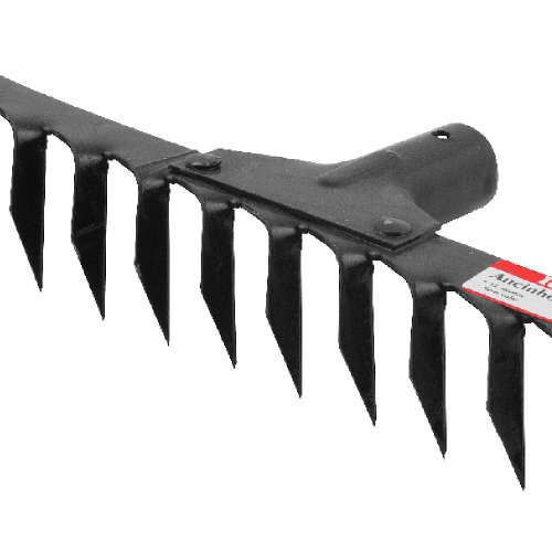 Ancinho sem cabo com 12 dentes