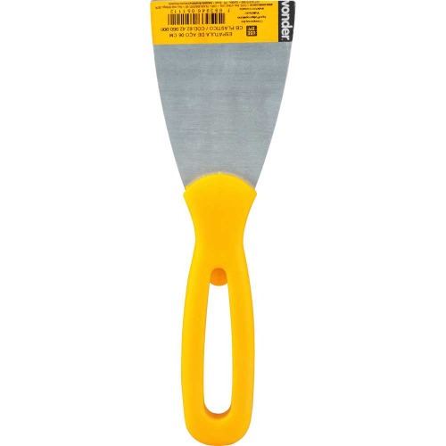 Esp�tula de a�o laminado 60 mm com cabo pl�stico