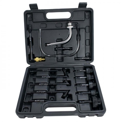 Bomba manual para injetar óleo de cambio com 15 adaptadores Bomba manual para injetar óleo de cambio com 15 adaptadores