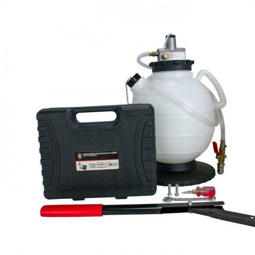 Bomba manual para injetar óleo de cambio com 15 adaptadores Bomba manual para injetar óleo de cambio com 15 adaptadores