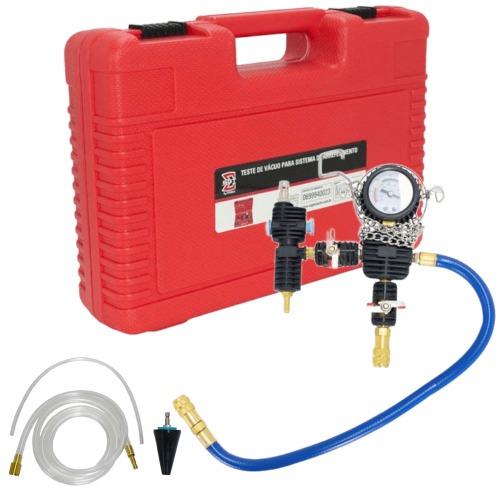 Conjunto de teste a v�cuo para sistema de arrefecimento