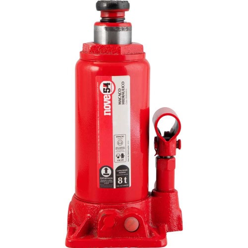 Macaco hidrulico tipo garrafa capacidade de 8 toneladas