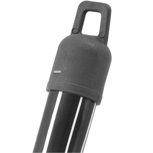 Vassoura metlica fixa para grama com cabo 37 cm