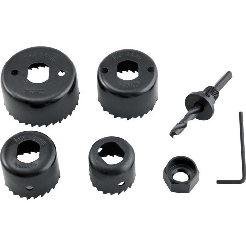 Jogo de serras copo ao carbono com 6 peas