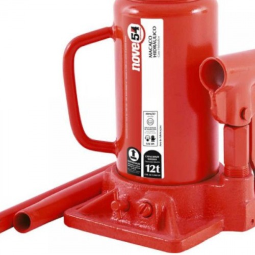 Macaco hidrulico tipo garrafa capacidade de 12 toneladas