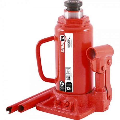 Macaco hidrulico tipo garrafa capacidade de 12 toneladas