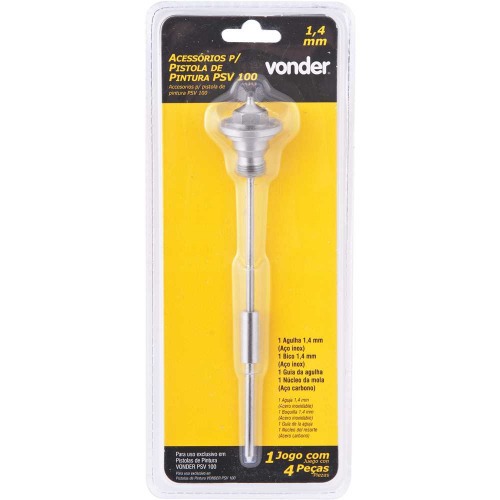 Jogo de agulha e bico de 1,4 mm para pistola de pintura - PSV 100