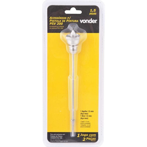 Jogo de agulha e bico de 1,5 mm para pistola de pintura - PSV 200