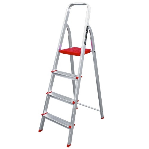 Escada de alumínio 4 degraus residencial - ESC0063 Escada de alumínio 4 degraus residencial - ESC0063