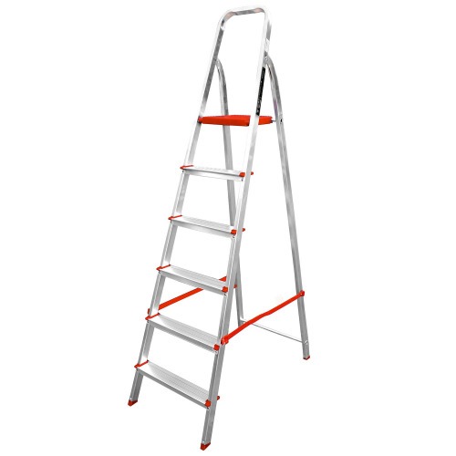 Escada de alumnio 6 degraus residencial - ESC0065