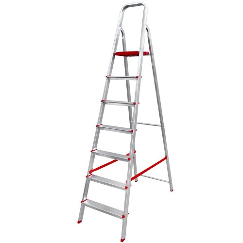 Escada de alumnio 7 degraus residencial - ESC0066