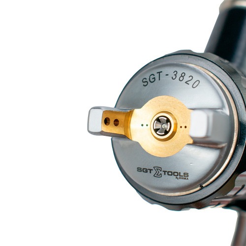 Pistola de pintura HVLP tipo gravidade com bico 1.4 mm - SGT-3820