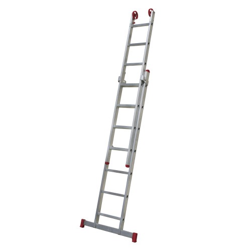 Escada de alumnio extensvel 2,12 x 3,18 m 2 x 7 degraus - ESC0616