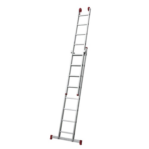 Escada de alumnio extensvel 2,40 x 3,74 m 2 x 8 degraus  - ESC0617