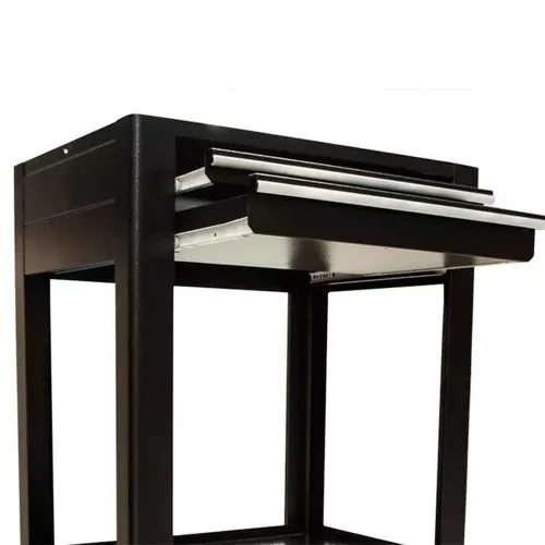 Rack móvel para computador semi aberto - RLL-26P - Rotterman