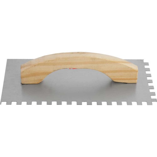Desempenadeira de aço dentada 250 x 120 mm Desempenadeira de aço dentada 250 x 120 mm