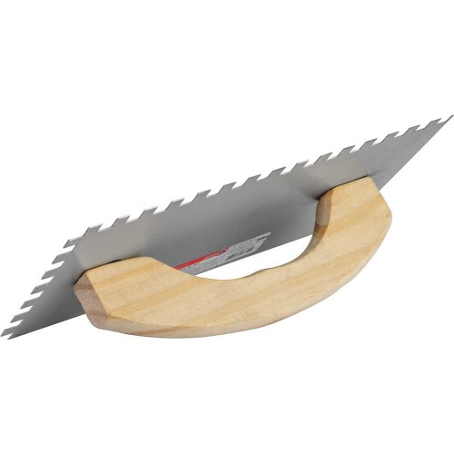 Desempenadeira de aço dentada 250 x 120 mm Desempenadeira de aço dentada 250 x 120 mm