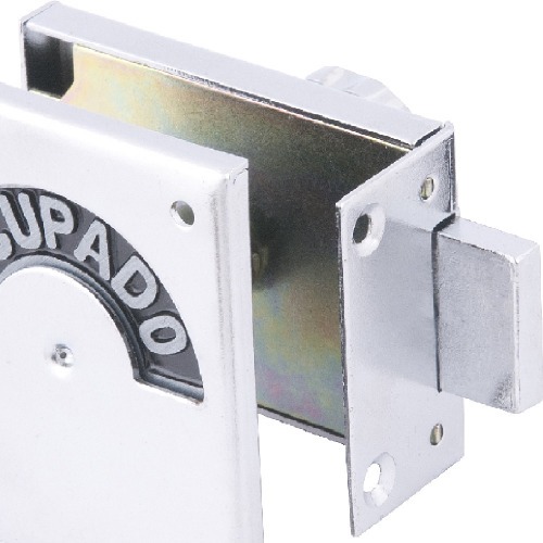 Fechadura em a�o para banheiro livre/ocupado 