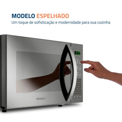 Micro-ondas 21 litros 1200W 10 nveis de potncia - MO-01-21E  110V