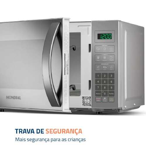 Micro-ondas 21 litros 1200W 10 nveis de potncia - MO-01-21E  110V
