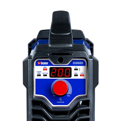 Inversora de solda 200A para eletrodo e tig DC - FLAMA 201 BV  110V/220V