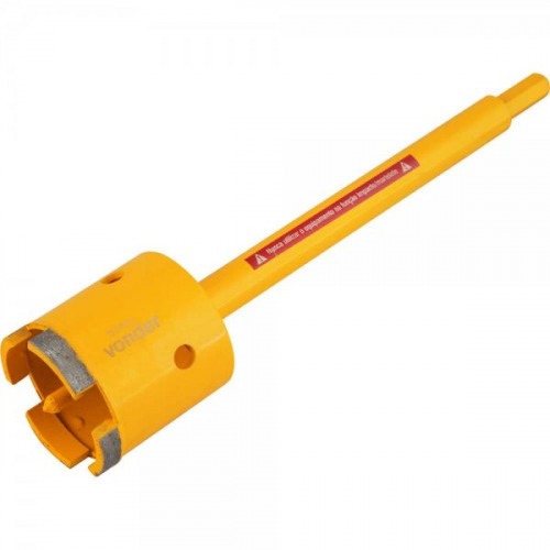 Serra copo diamantada 53 mm com haste de 3/8