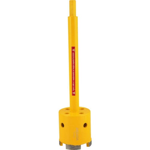 Serra copo diamantada 53 mm com haste de 3/8